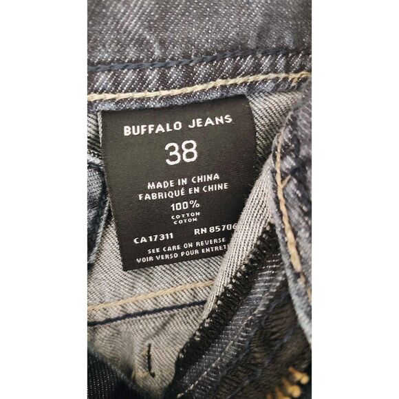 Buffalo Jeans Men's Straight Leg Acid Wash Denim Size 38x32 - Picture 7 of 8